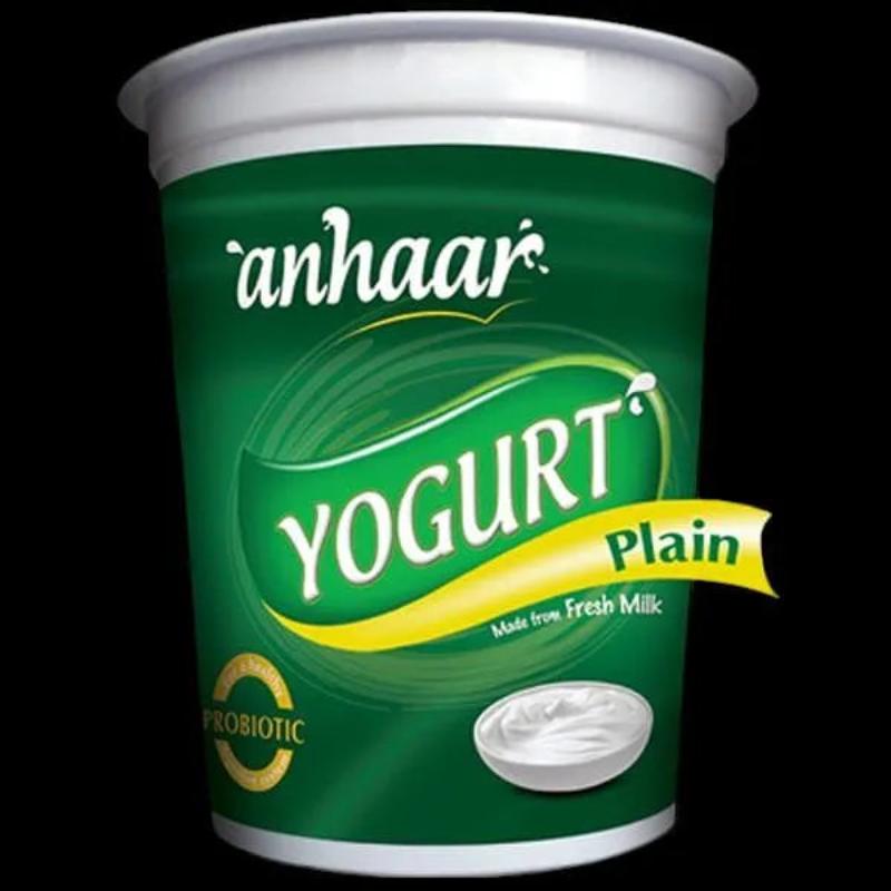 Anhaar Yogurt Plain Kafayat Pouch 500 g