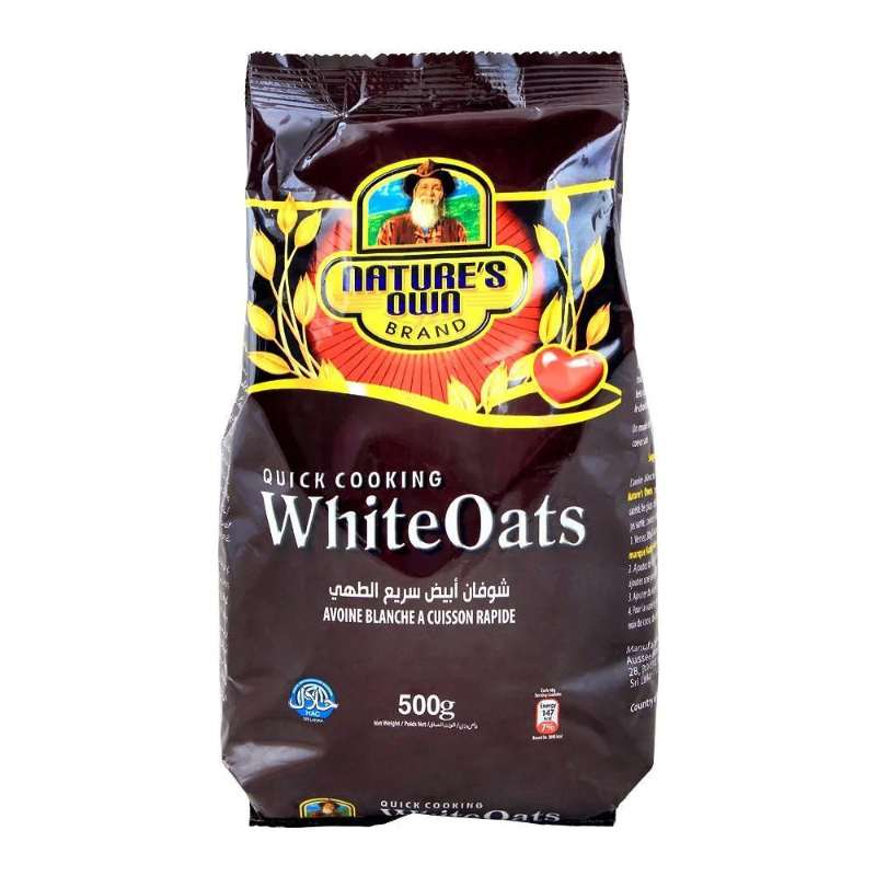 Nature's Own White Oats (Pouch) 500g - 9556431205312