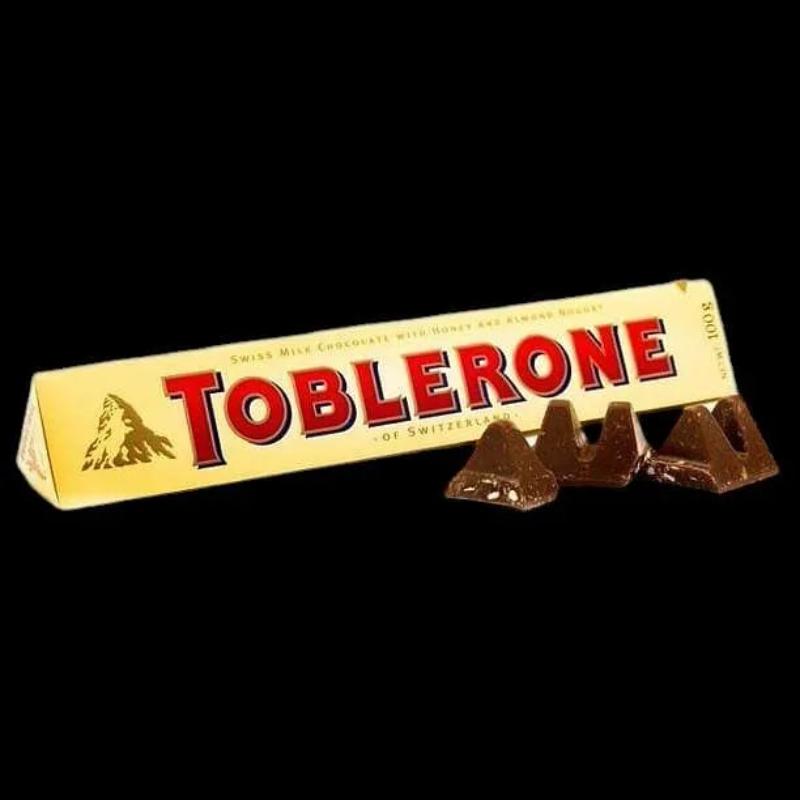 Toblerone with Honey & Almond (Gold) Milk Chocolate 100g