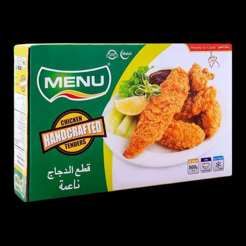 Menu Chicken Handcrafted Tenders 500Gm