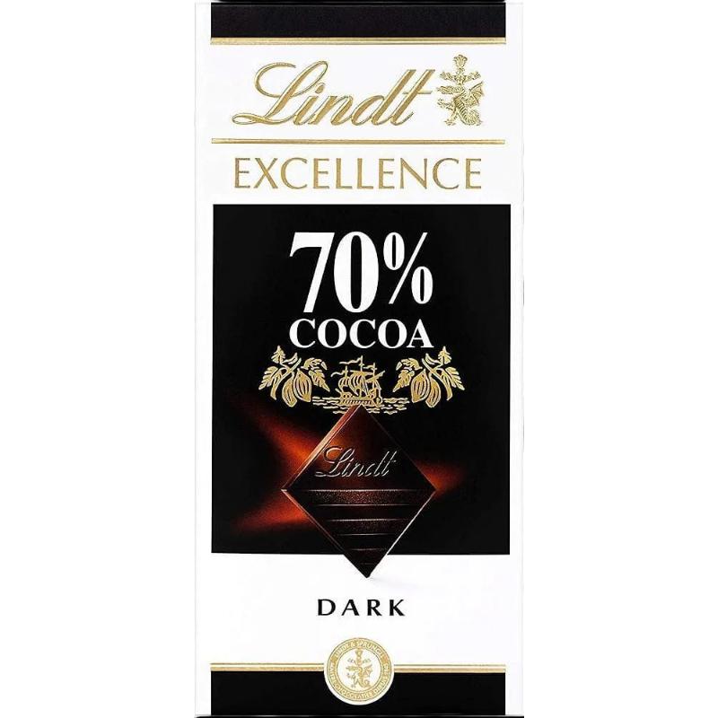 Lindt Excellence 70 Per Cocoa Dark 100G
