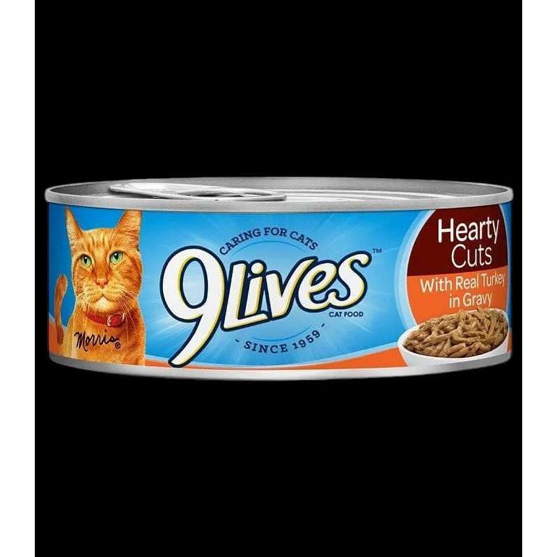 9 Lives Cat Food Tin 156G