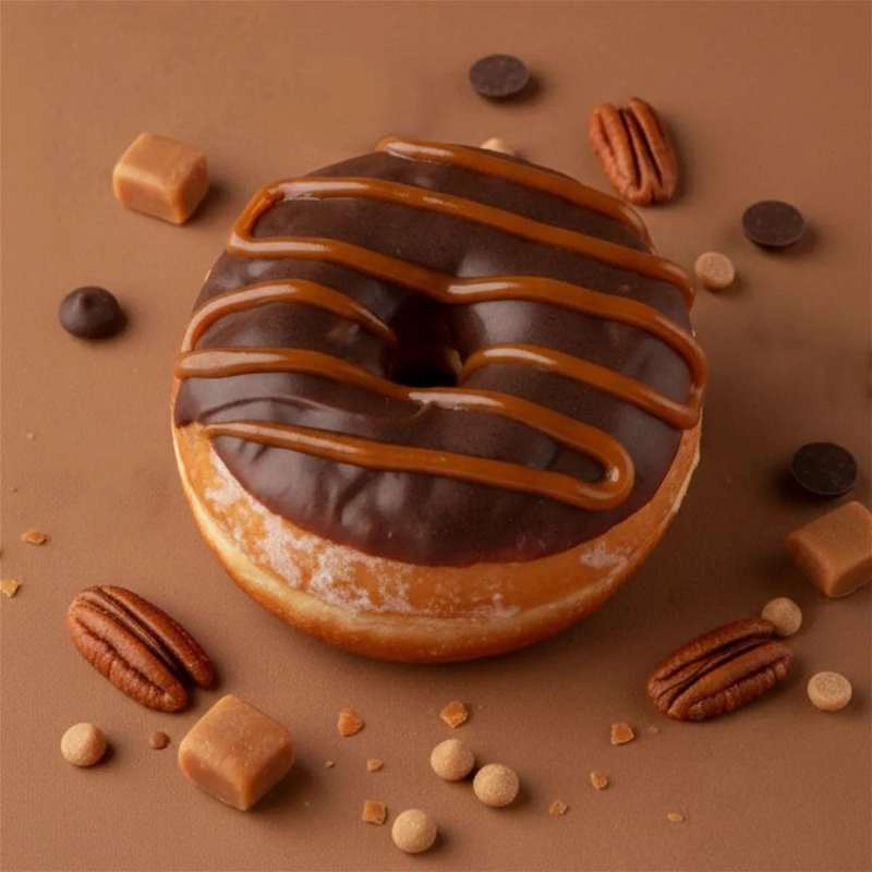 Chocolate Caramel Donut