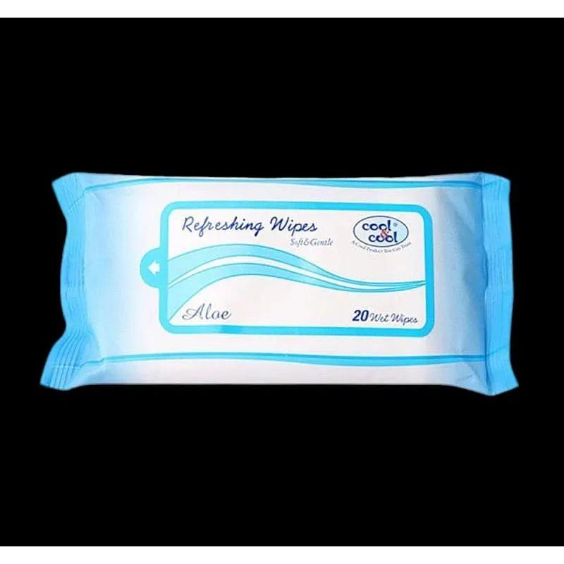 Cool & Cool Refreshing Wipes 20 Sheets