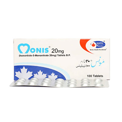 MONIS TAB 20MG 100S