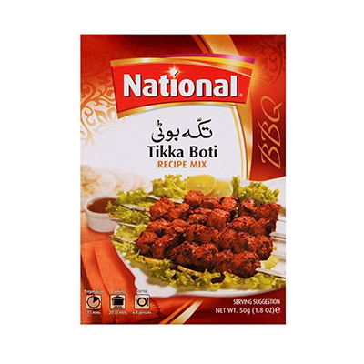 NATIONAL MASALA 44GM TIKKA BOTI
