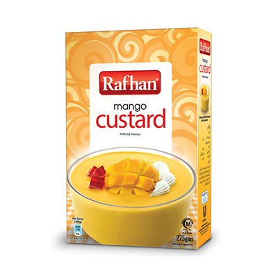 RAFHAN CUSTARD POWDER 275GM MANGO