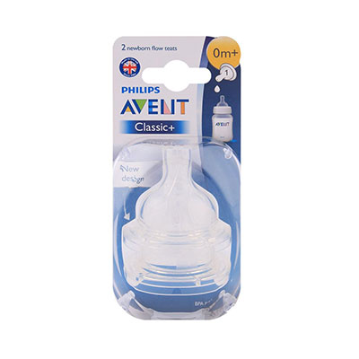 AVENT SILICON NIPPLE 0M+ SCF631/27