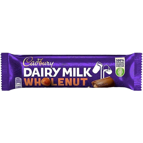 CADBURY 45GM DAIRY MILK WHOLE NUT IMP
