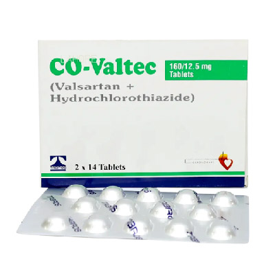 COVALTEC TAB 160/12.5MG 28S