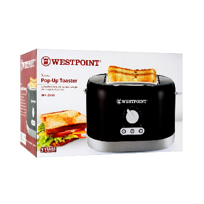 WESTPOINT DELUXE 2 SLICE POPUP TOASTER WF2530/2538