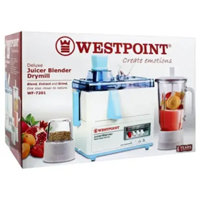WESTPOINT DELUXE JUICER BLENDER DRYMILL WF7201