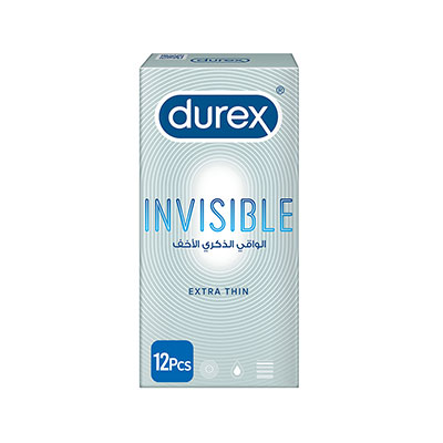 DUREX CONDUM 12PCS INVISIBLE