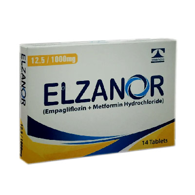 ELZANOR TAB 12.5/1000MG 14S