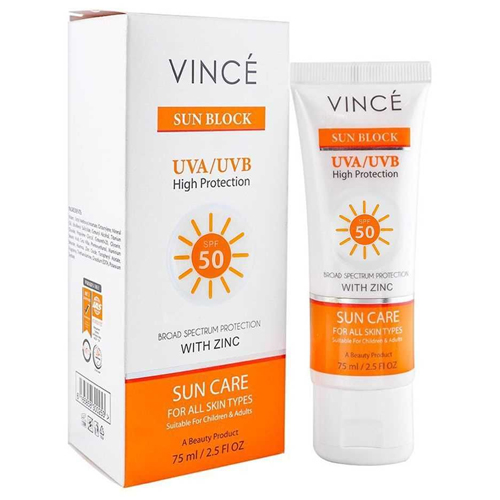 VINCE UVA & UVB PROTECTOR SPF40 75ML