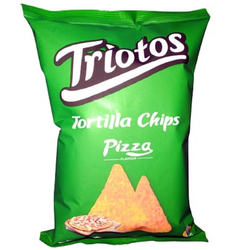 TRIOTOS TORTILLA CHIPS 80GM PIZZA