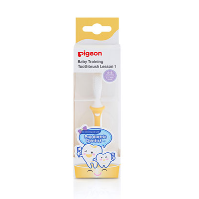 PIGEON BABY TRAINING TOOTH BRUSH K78338-1