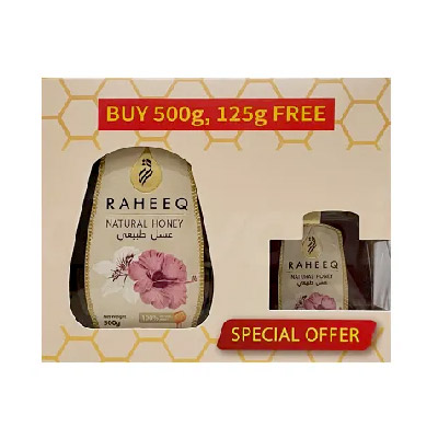 RAHEEQ NATURAL HONEY 500GM (OFFER PACK)