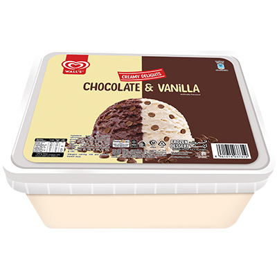 WALLS ICE CREAM 1400ML CHOCOLATE & VANILLA CHIP
