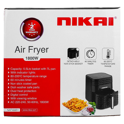 NIKAI AIR FRYER NAF488D1
