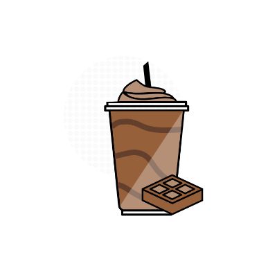 Chocolate Cheese Shake with Cheese Mousse (Regular)