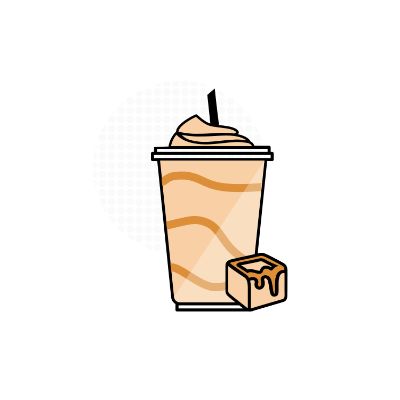 Caramel Cheese Shake (Regular)