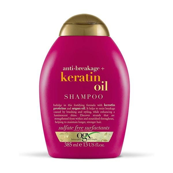 Ogx Straight &Length + Keratin Oil Shampoo 385ml