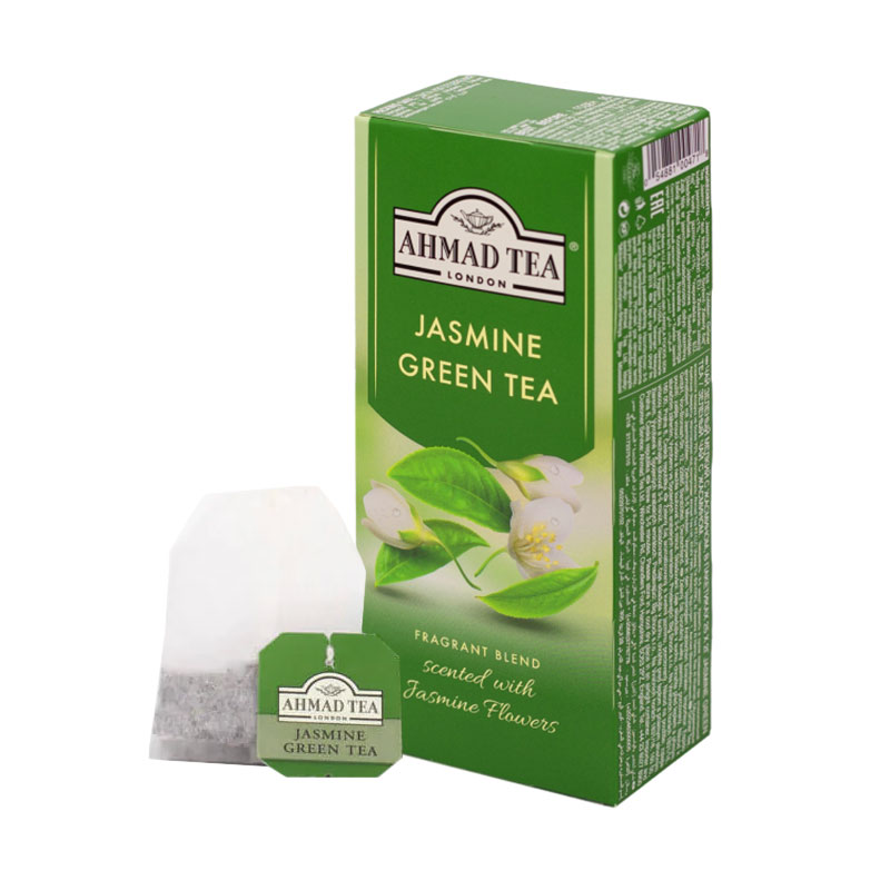 Ahmad Tea Jasmine Green Tea Tagged Imported Tea Bags 25 Pieces