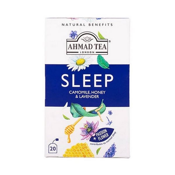 Ahmad Tea Sleep Chamomile, Honey & Lavender Tea Bags 1 Box