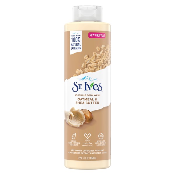 St. Ives Oatmeal & Shea Butter Soothing Body Wash 22oz