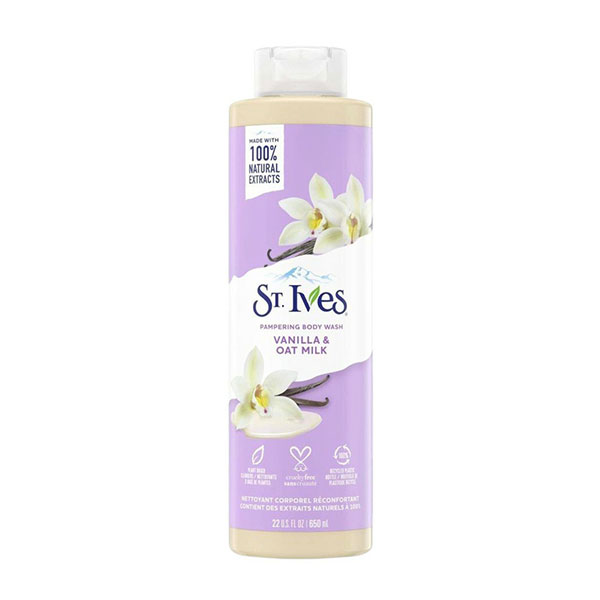 St. Ives Pampering Vanilla & Oat Milk Body Wash 650ml