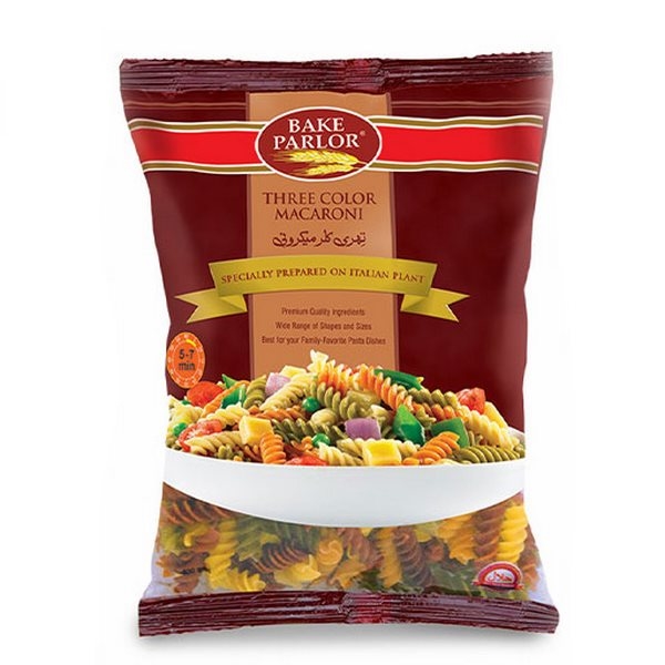 Bake Parlor Three-Color Macaroni 400g