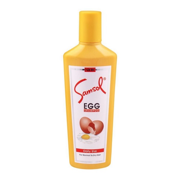 Samsol Egg Shampoo for Soft Shiny & Strong Hair 400ml