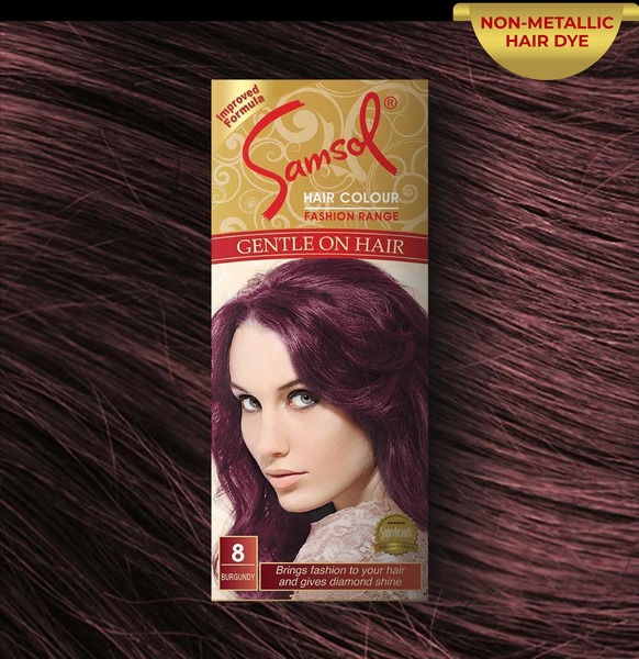 Samsol 8 Burgundy Hair Color - 1 Piece