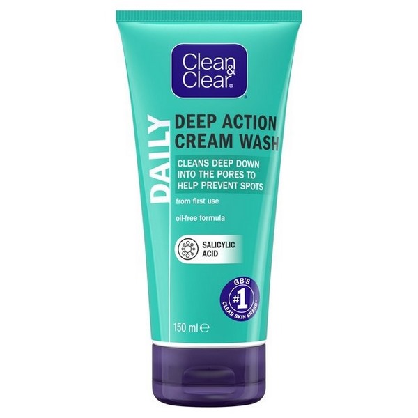 Clean & Clear Deep Action Oil Free Face Wash 150ml