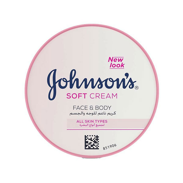Johnson's Skin Soft Cream Face & Body 200ml