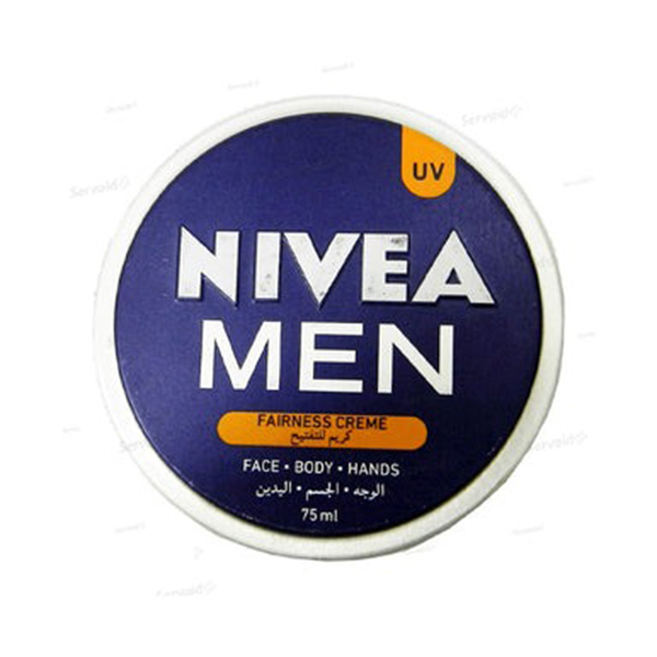 Nivea Men Fairness Cream Face Body & Hands Fair & Even Skin Tone Tin 75ml