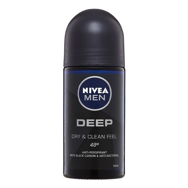 Nivea Man Deep Dry & Clean Feel Effect Secet Frais Roll on 50ml