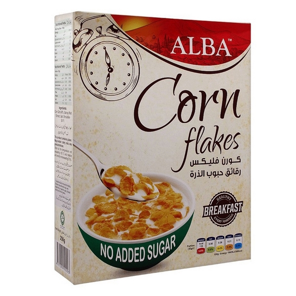 Alba Corn Flakes Sugar Free 250 G
