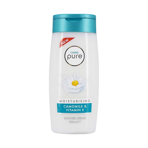 Cussons Pure Shower Cream Camomile & Vitamin E 500ml
