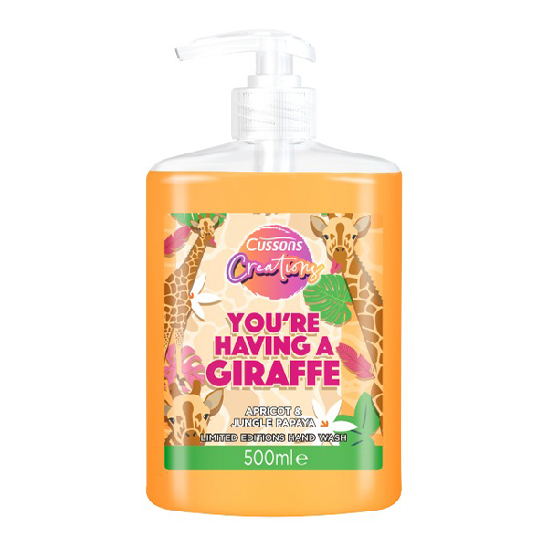 Cussons Hand Wash Apricot & Jungle Papaya 500ml