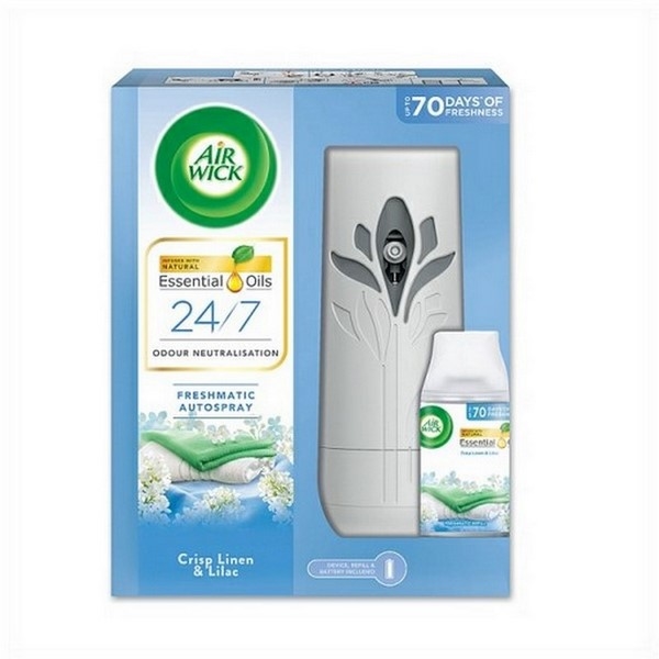 Air Wick Air Freshner & Machine Crisp Linen & Lilac 250mg
