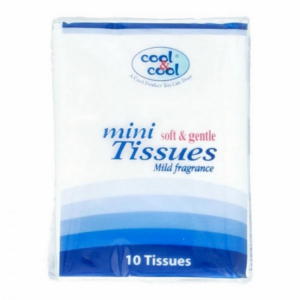 Cool & Cool Mini Tissues 10 Pieces