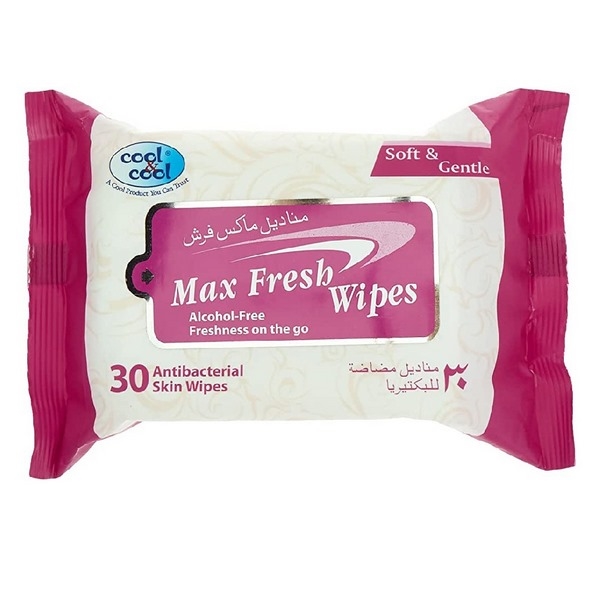 Cool & Cool Travelling Wipes 30 Pieces