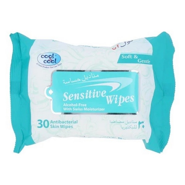Cool & Cool Sensitive Wipes 30 Pieces
