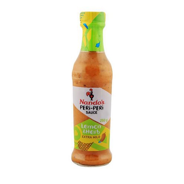 Nando's Lemon & Herb Peri Peri Sauce Extra Mild Imported 250ml