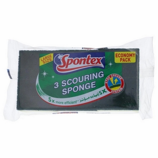 Spontex Scouring Sponge XL 3 Pieces