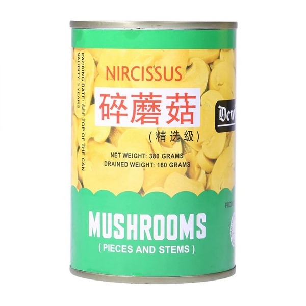 Dew Drop Mushrooms Pieces & Stems 380g