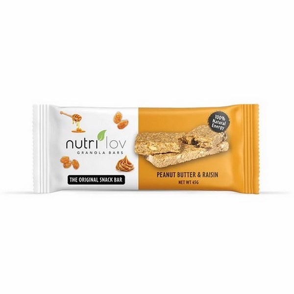 Nutrilov Granola Bars Peanut Butter & Raisin 45g