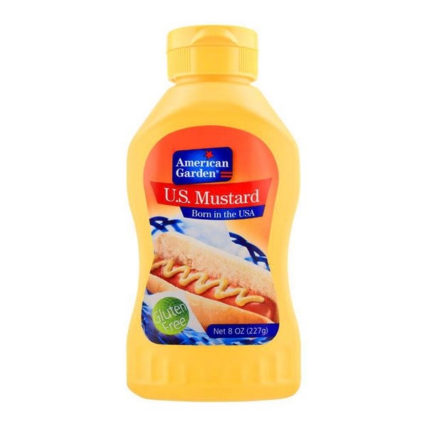 American Garden Classic Yellow Mustard Paste Squeezy 227g